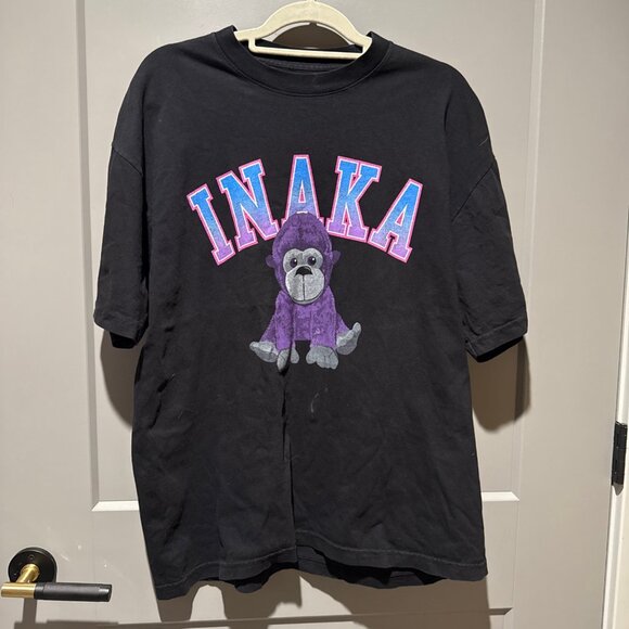 Inaka Power Gorilla T shirt Black M - Picture 1 of 4
